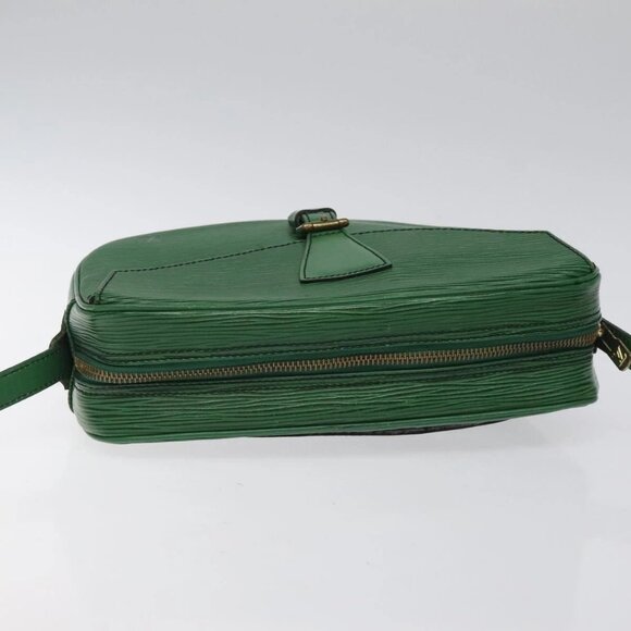 LOUIS VUITTON Epi Jeune Fille MM Shoulder Bag Green M52154 LV Auth 119058 - Picture 7 of 16